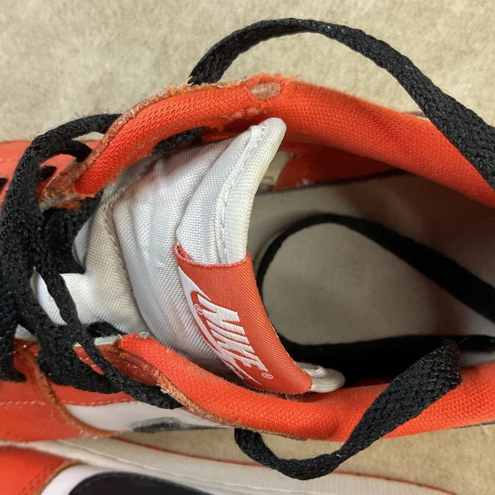 Nike Air Jordan 1 Low OG Size 7Y (GS) Starfish Orange White Black CZ0858-801